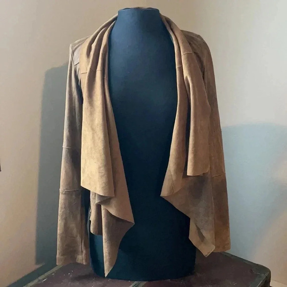 Dex Saddle Colored Suede Jacket S - Picture 1 of 7